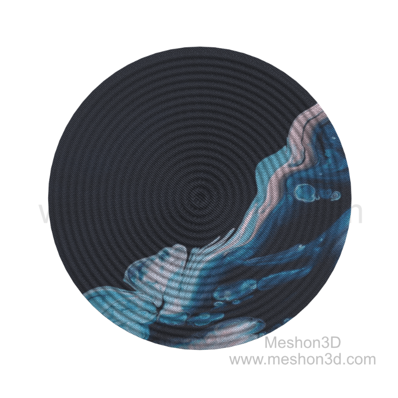 Meshon 3D | OceanRipple Round Rug Thumbnails
