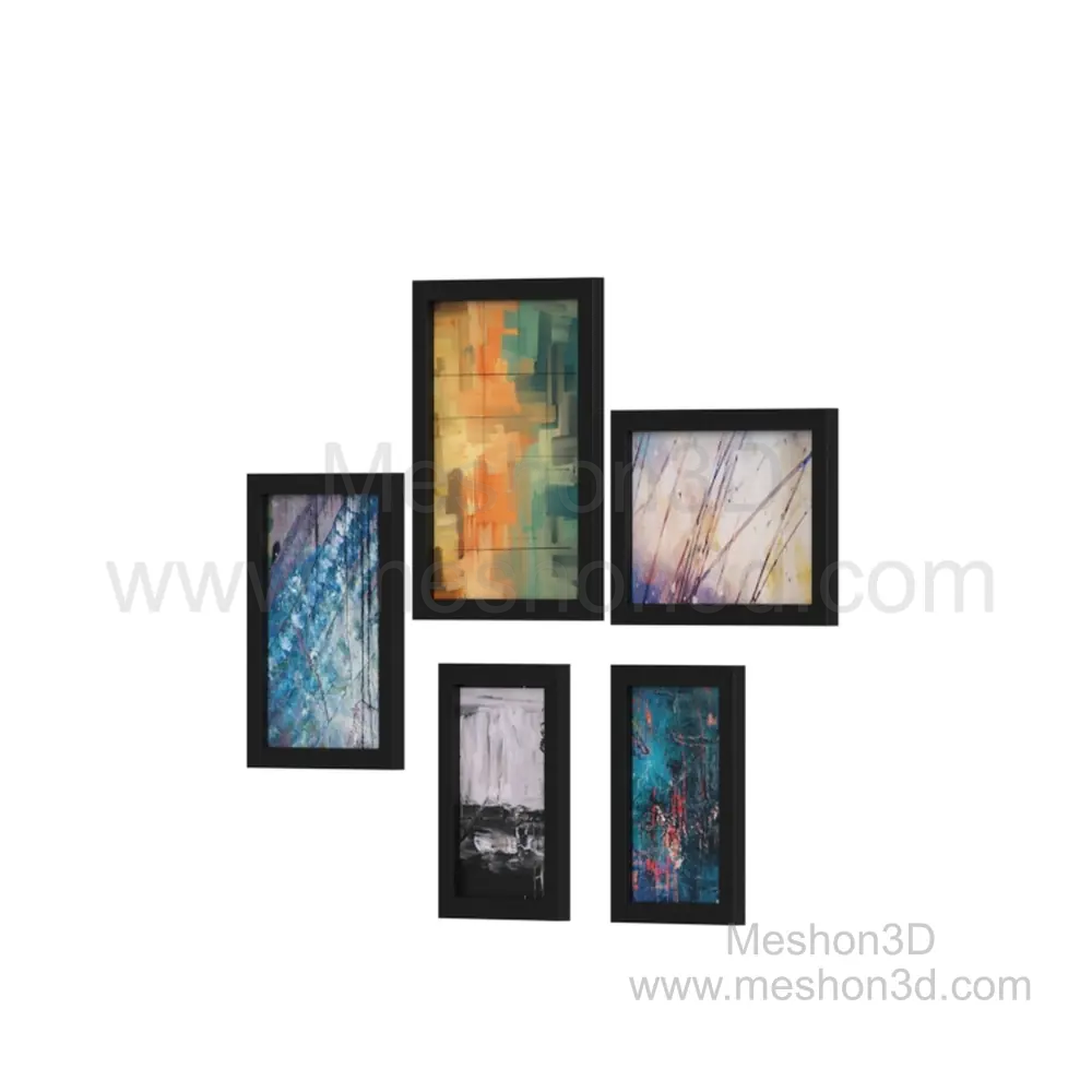 Meshon 3D | Wall Art with Frame  Photo Frame Home Decor-005 Thumbnails